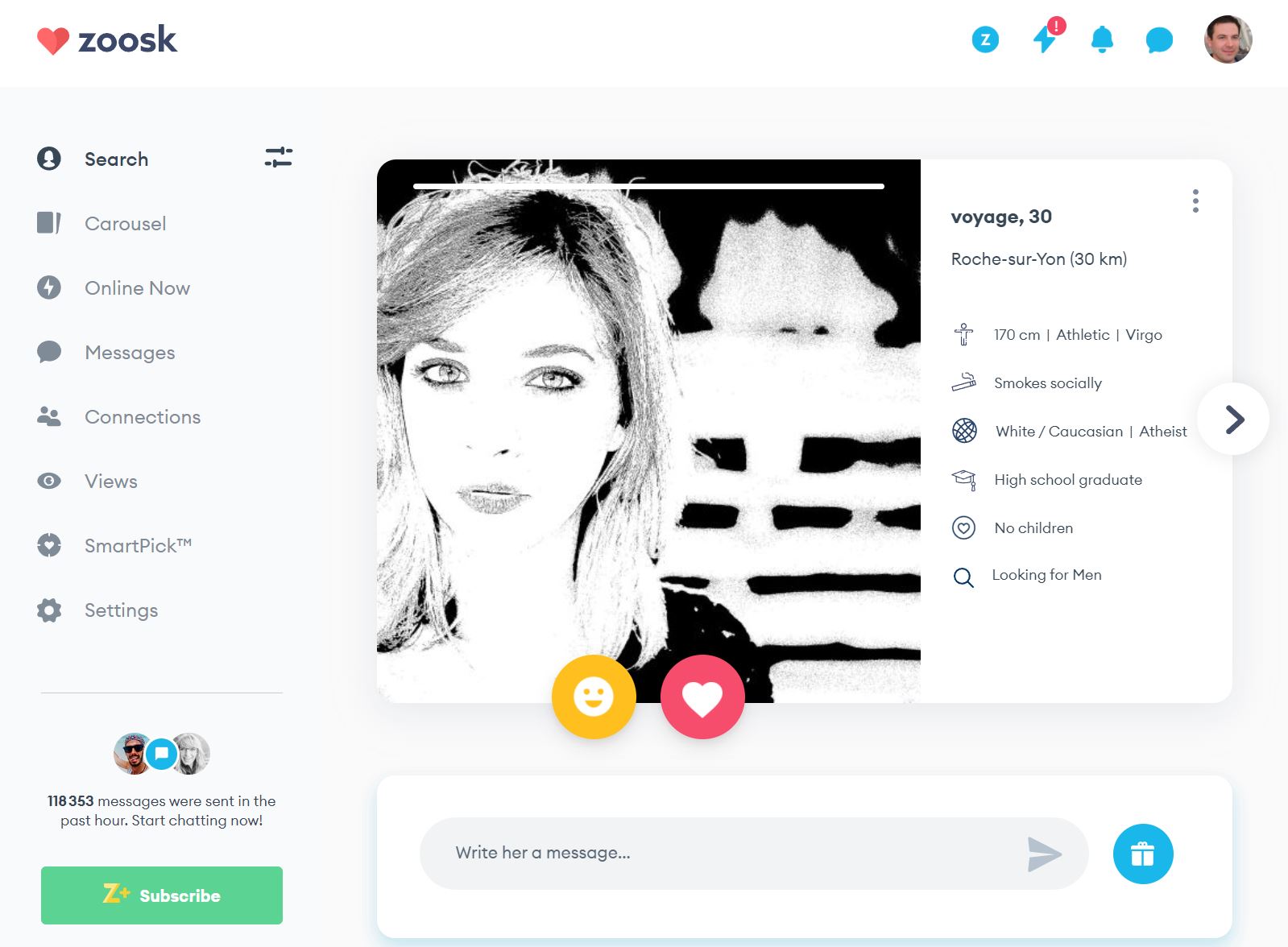 Zoosk Free Trial July 2024