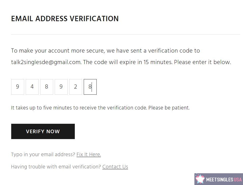 email verification