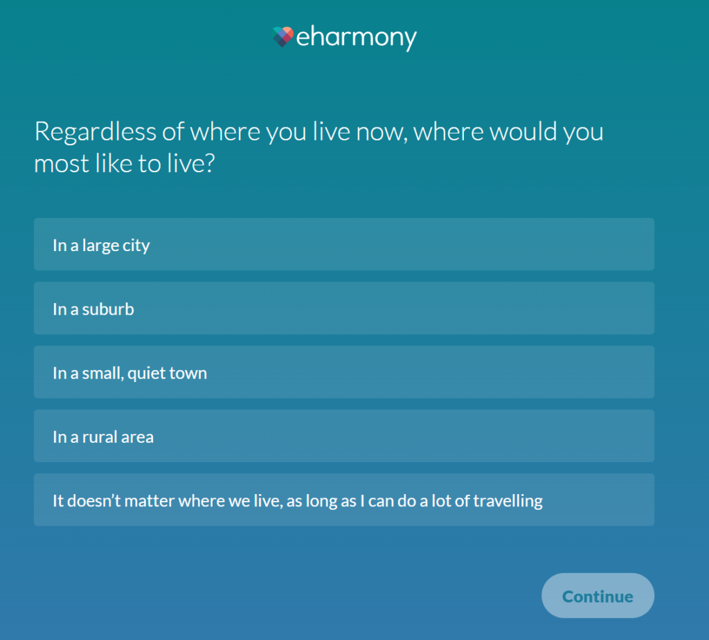 eharmony register